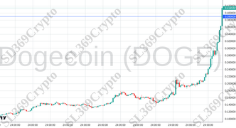 Accurate prediction 2396 - Dogecoin (DOGE) hit $0.39